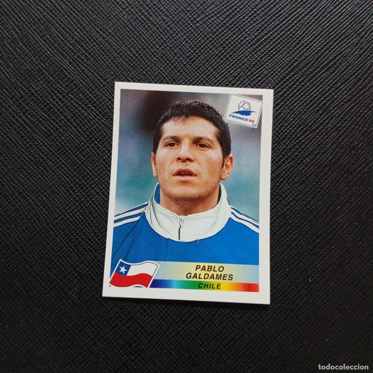 Cromos de f&uacute;tbol: 115 PABLO GALDAMES CHILE PANINI 1998 MUNDIAL CROMO FUTBOL FRANCIA 98 - SIN PEGAR - A26 PG12