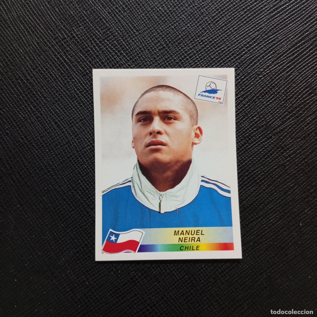 Cromos de f&uacute;tbol: 117 MANUEL NEIRA CHILE PANINI 1998 MUNDIAL CROMO FUTBOL FRANCIA 98 - SIN PEGAR - A26 PG14