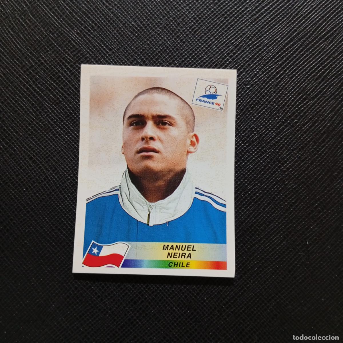 Cromos de f&uacute;tbol: 117 MANUEL NEIRA CHILE PANINI 1998 MUNDIAL CROMO FUTBOL FRANCIA 98 - SIN PEGAR - A26 PG15