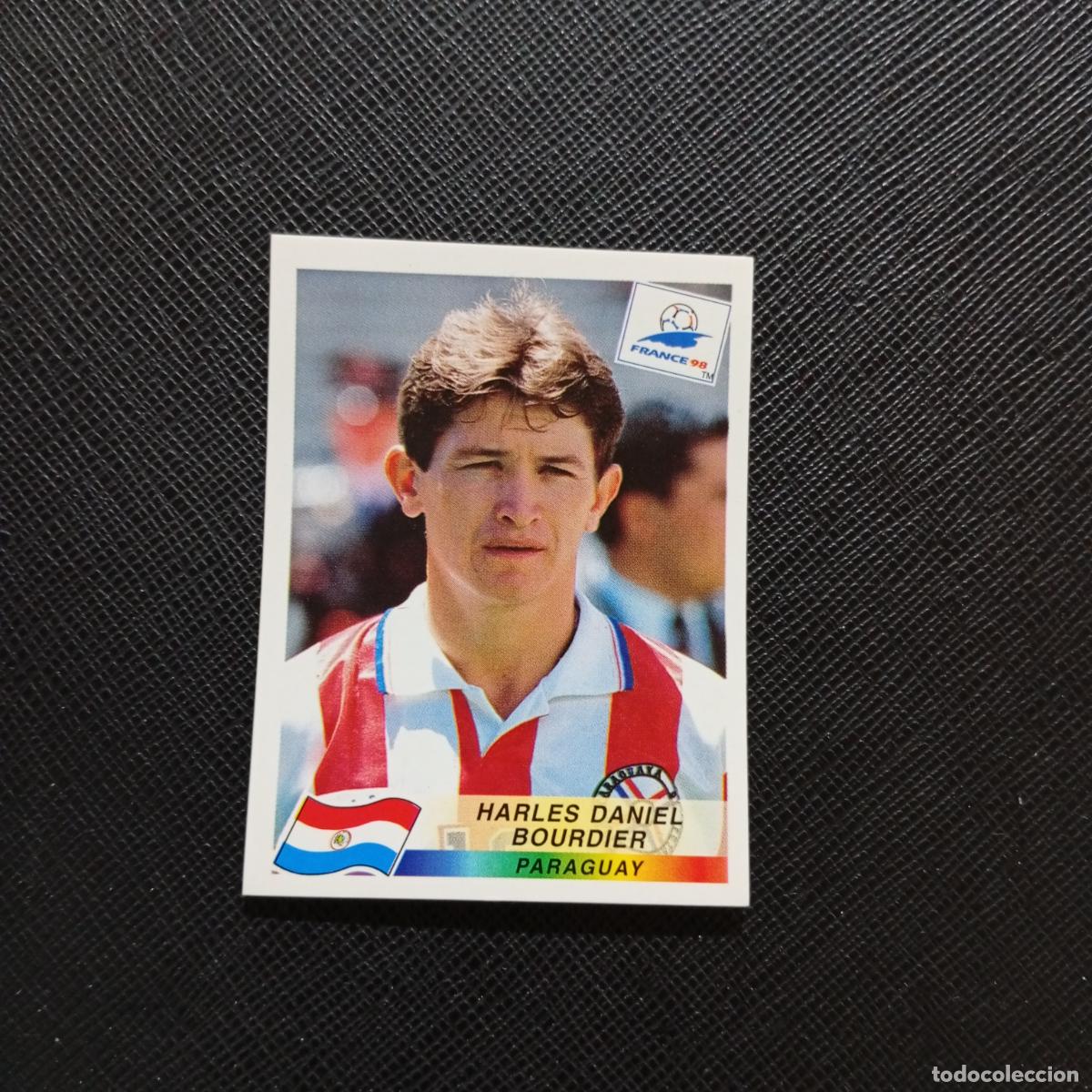 Cromos de f&uacute;tbol: 274 BOURDIER PARAGUAY PANINI 1998 MUNDIAL CROMO FUTBOL FRANCIA 98 - SIN PEGAR - A26 PG17