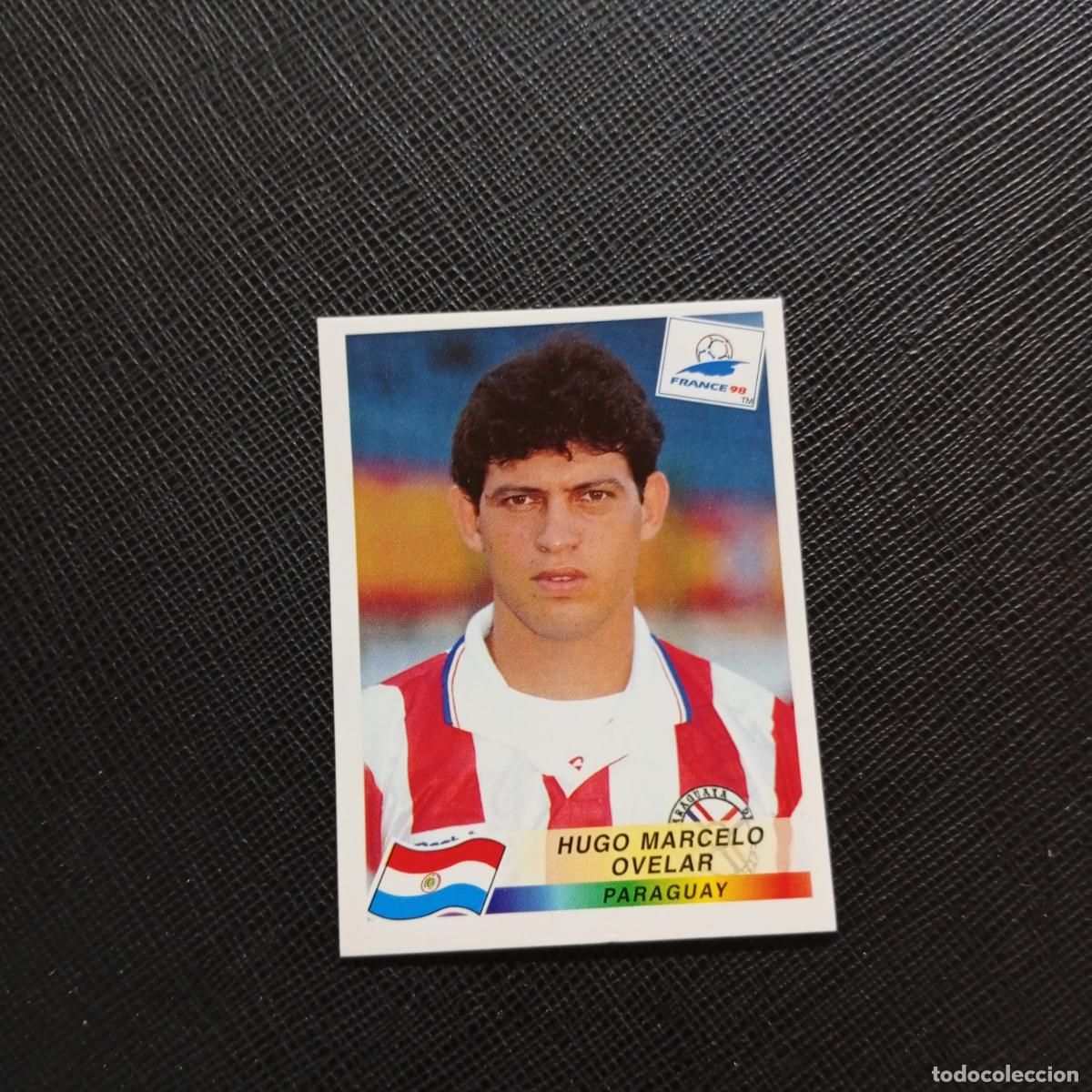 Cromos de f&uacute;tbol: 276 MARCELO AVELAR PARAGUAY PANINI 1998 MUNDIAL CROMO FUTBOL FRANCIA 98 - SIN PEGAR - A26 PG18 B