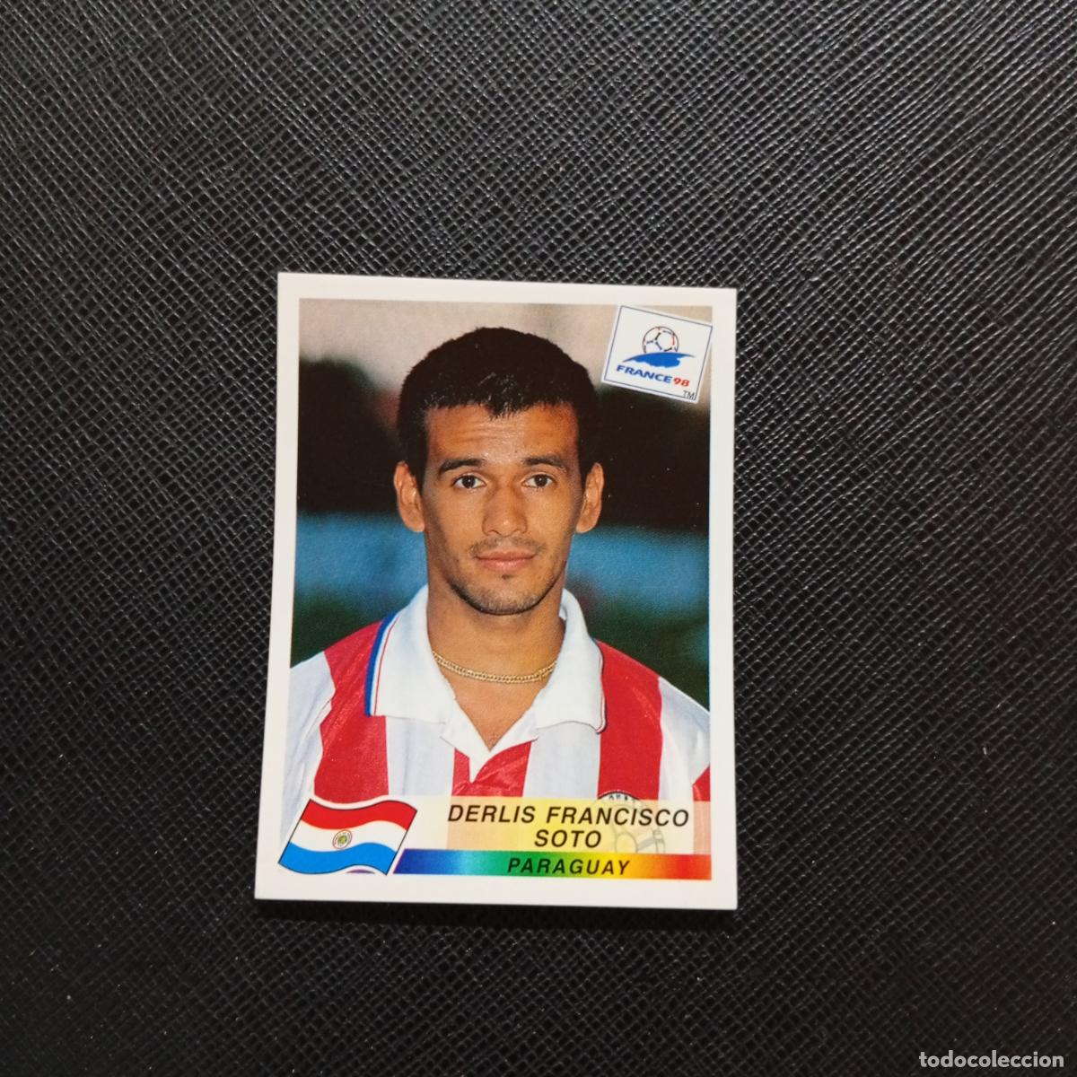 Cromos de f&uacute;tbol: 277 FRANCISCO SOTO PARAGUAY PANINI 1998 MUNDIAL CROMO FUTBOL FRANCIA 98 - SIN PEGAR - A26 PG20