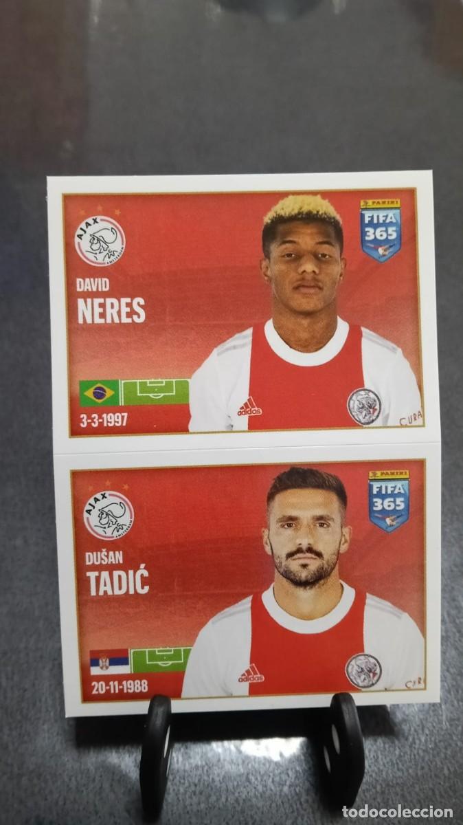 Cromos de f&uacute;tbol: Fifa 365 2021 2022 Neres Tadic 313 Ajax Sin Pegar
