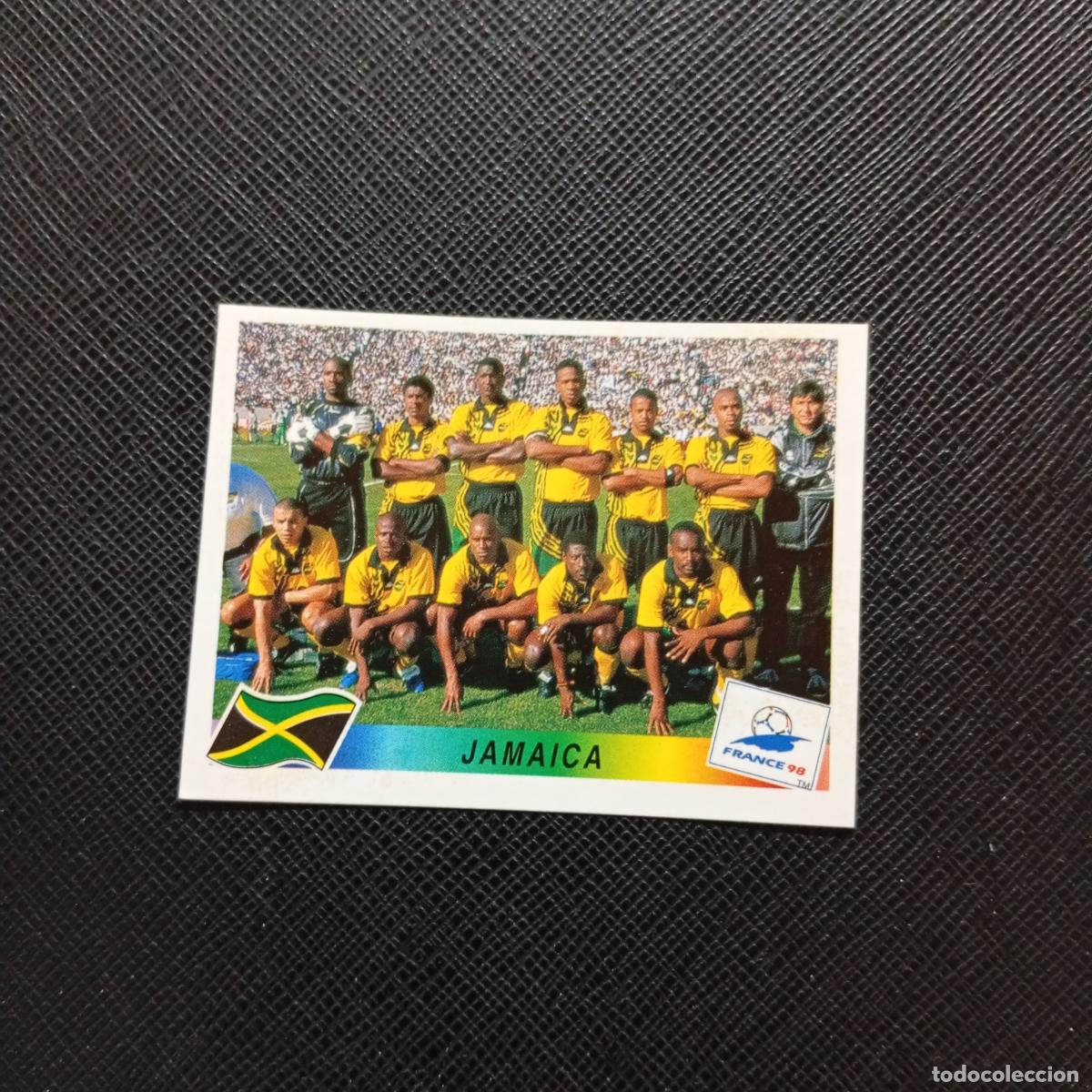 Cromos de f&uacute;tbol: 55 JAMAICA ALINEACION PANINI 1998 MUNDIAL CROMO FUTBOL FRANCIA 98 - SIN PEGAR - A26 PG23