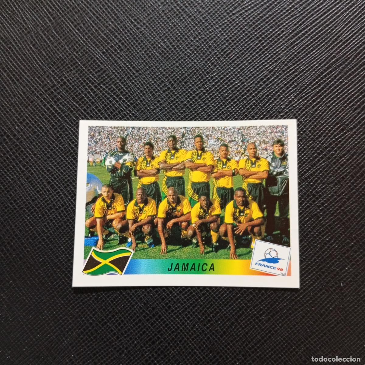 Cromos de f&uacute;tbol: 55 JAMAICA ALINEACION PANINI 1998 MUNDIAL CROMO FUTBOL FRANCIA 98 - SIN PEGAR - A26 PG24