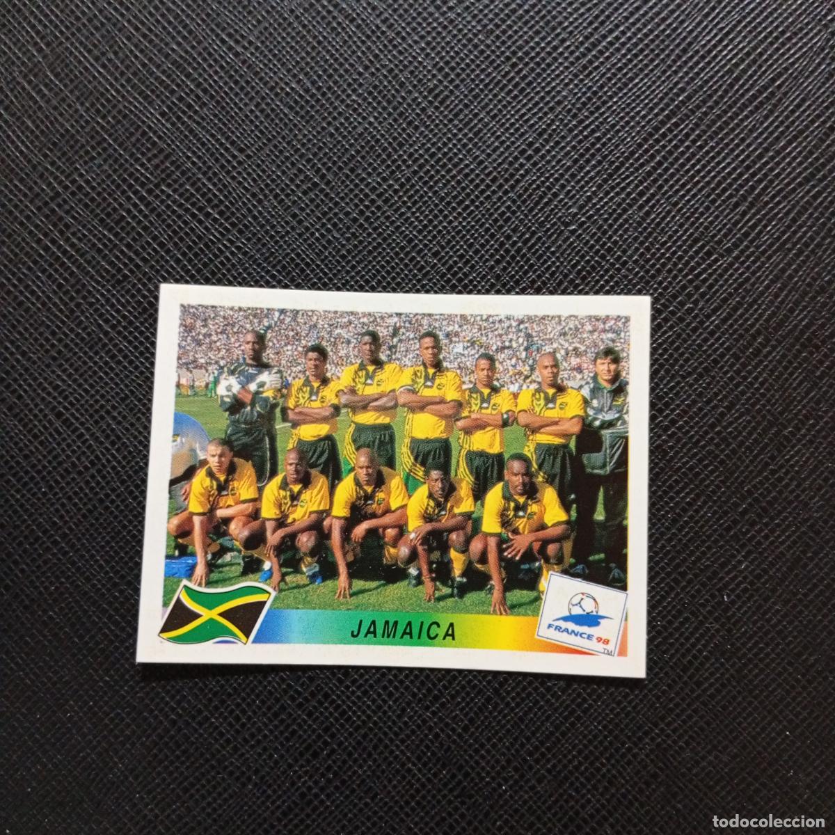 Cromos de f&uacute;tbol: 555 JAMAICA ALINEACION PANINI 1998 MUNDIAL CROMO FUTBOL FRANCIA 98 - SIN PEGAR - A26 PG31