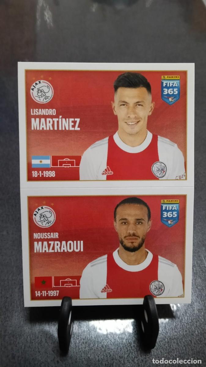 Cromos de f&uacute;tbol: Fifa 365 2021 2022 Lisandro Martinez Mazraoui 306 Ajax Sin Pegar
