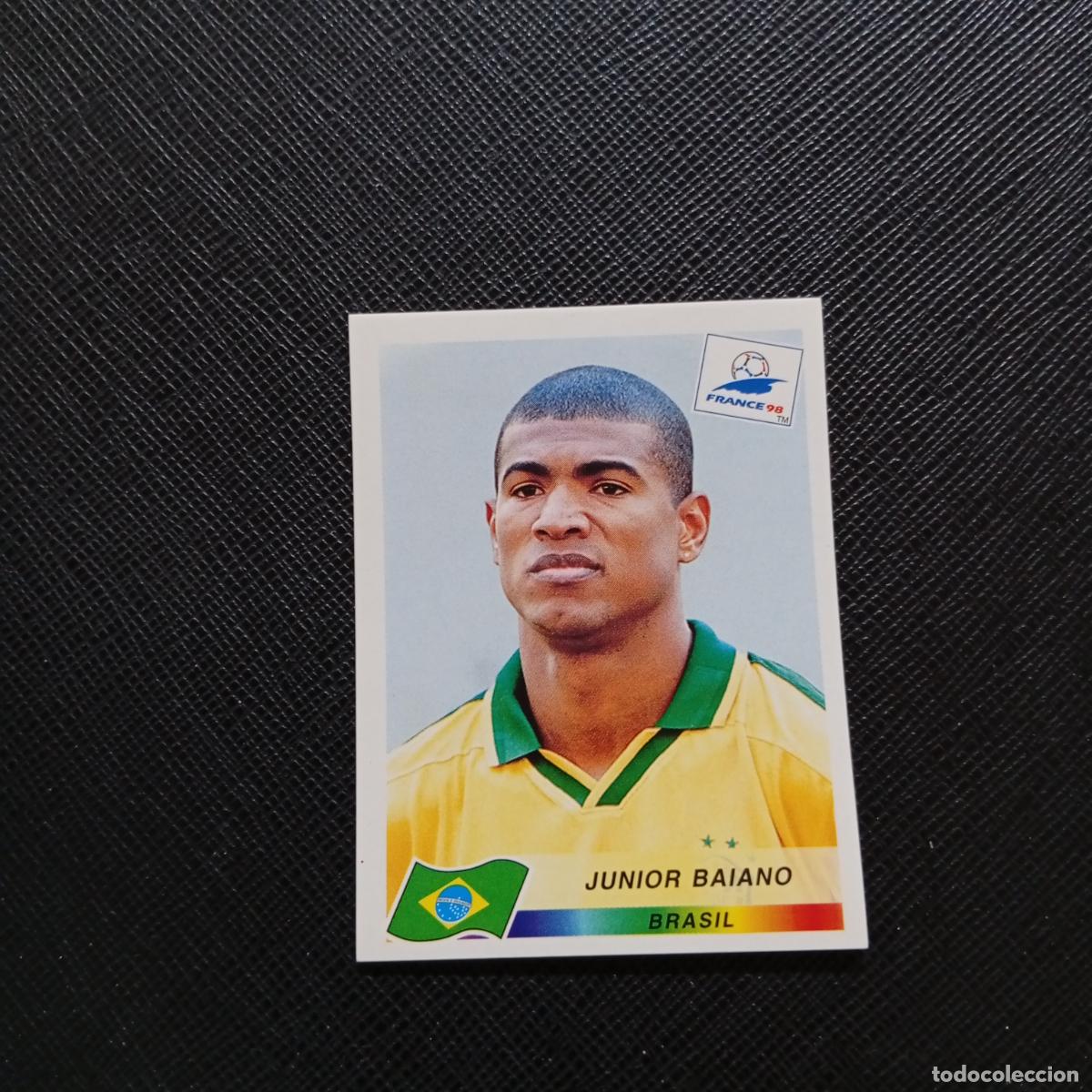 Cromos de f&uacute;tbol: 19 JUNIOR BAIANO BRASIL PANINI 1998 MUNDIAL CROMO FUTBOL FRANCIA 98 - SIN PEGAR - A26 PG34