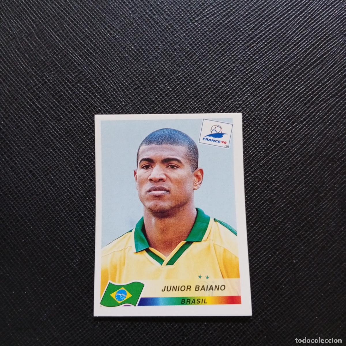 Cromos de f&uacute;tbol: 19 JUNIOR BAIANO BRASIL PANINI 1998 MUNDIAL CROMO FUTBOL FRANCIA 98 - SIN PEGAR - A26 PG35