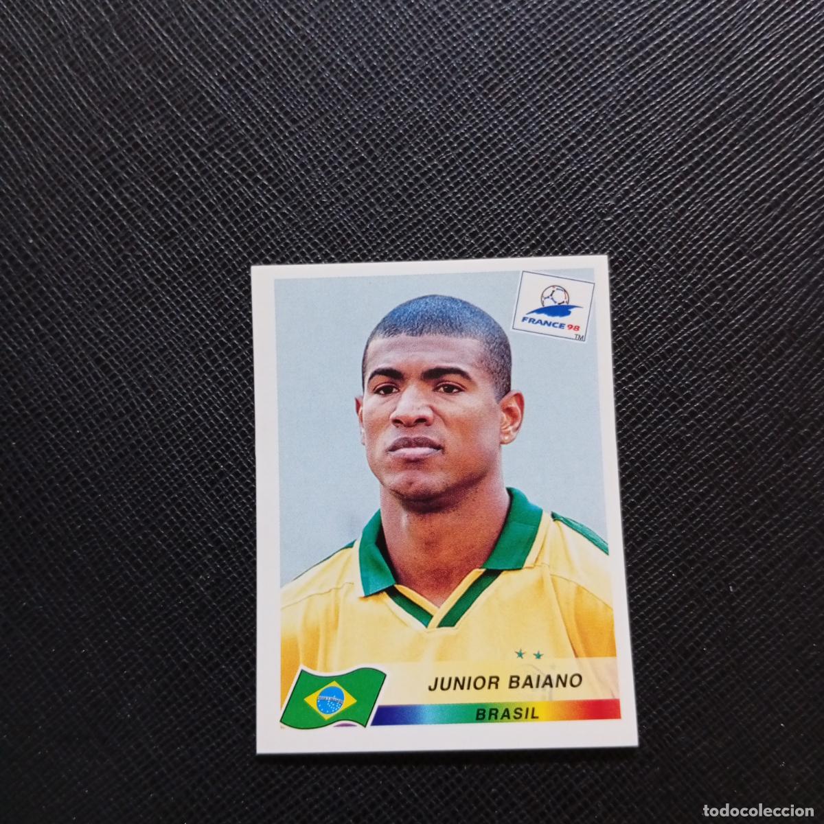 Cromos de f&uacute;tbol: 19 JUNIOR BAIANO BRASIL PANINI 1998 MUNDIAL CROMO FUTBOL FRANCIA 98 - SIN PEGAR - A26 PG36