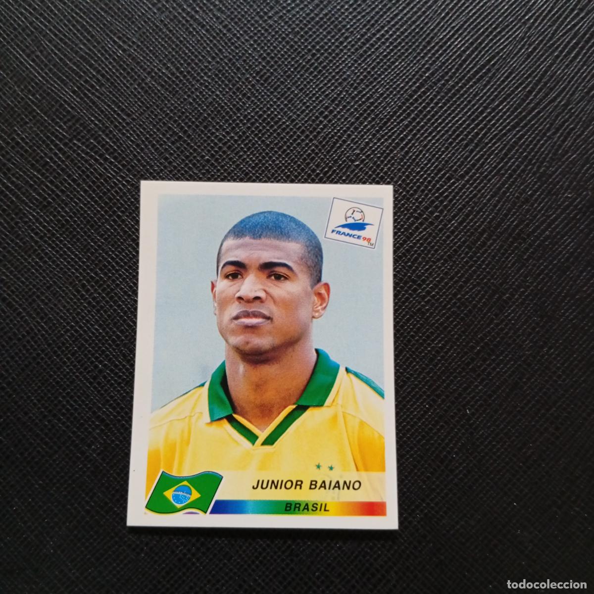 Cromos de f&uacute;tbol: 19 JUNIOR BAIANO BRASIL PANINI 1998 MUNDIAL CROMO FUTBOL FRANCIA 98 - SIN PEGAR - A26 PG36 B