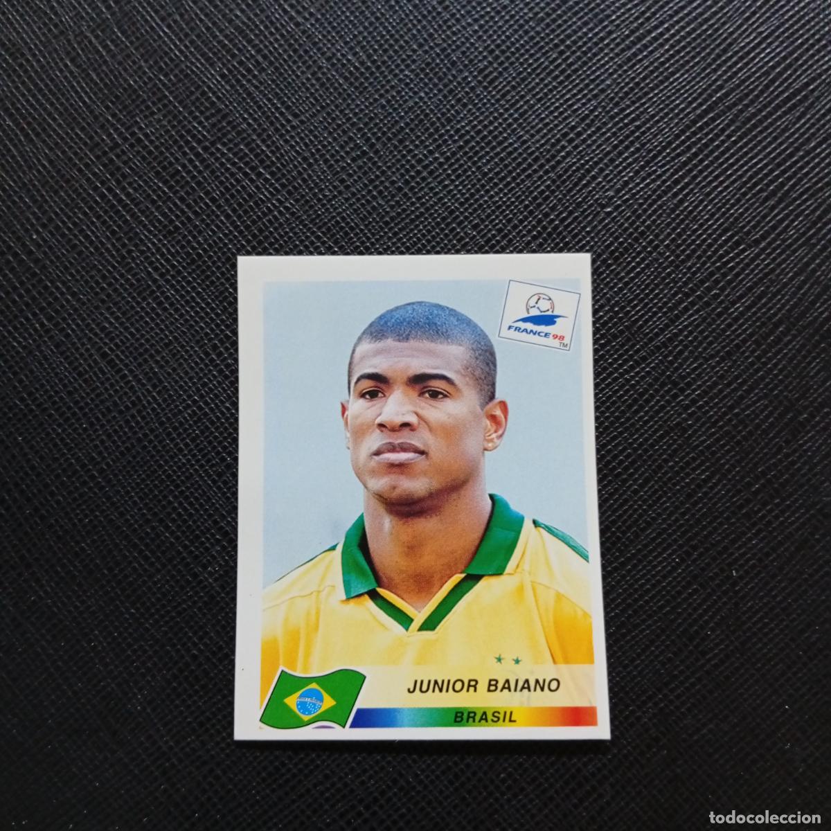 Cromos de f&uacute;tbol: 19 JUNIOR BAIANO BRASIL PANINI 1998 MUNDIAL CROMO FUTBOL FRANCIA 98 - SIN PEGAR - A26 PG38