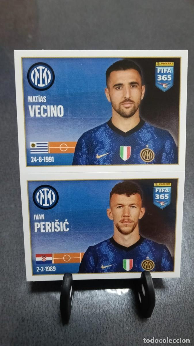 Cromos de f&uacute;tbol: Fifa 365 2021 2022 Vecino Perisic 250 Inter Milan Sin Pegar