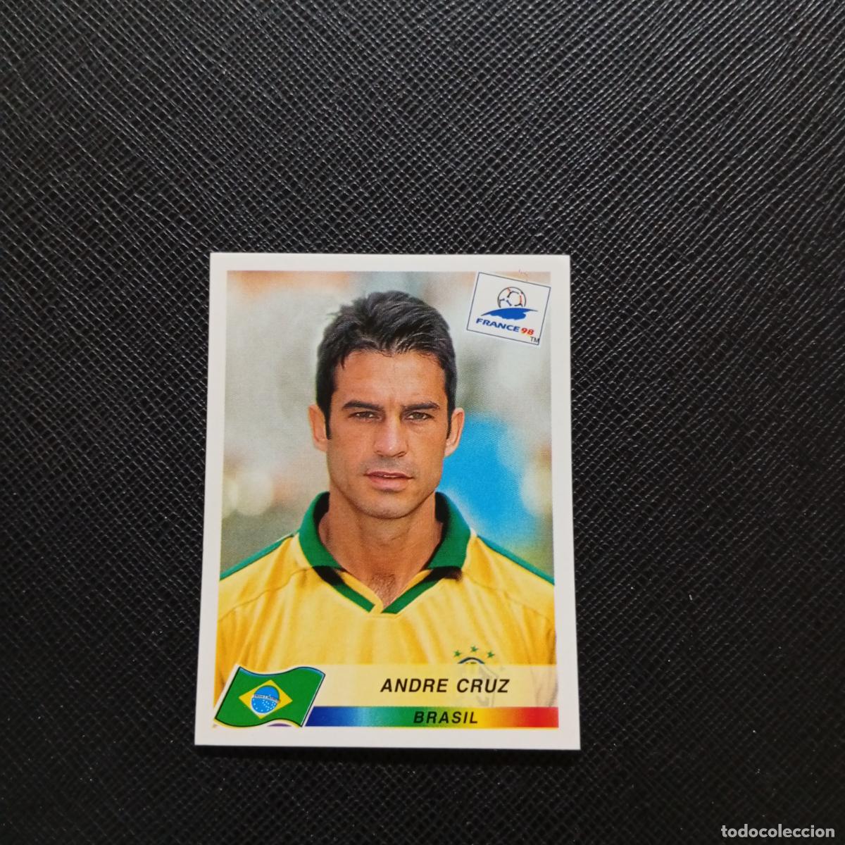 Cromos de f&uacute;tbol: 20 ANDRE CRUZ BRASIL PANINI 1998 MUNDIAL CROMO FUTBOL FRANCIA 98 - SIN PEGAR - A26 PG38