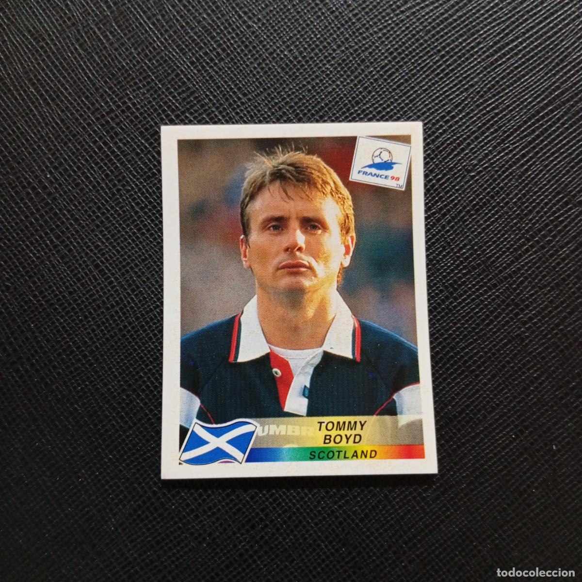 Cromos de f&uacute;tbol: 35 TOMMY BOYD ESCOCIA PANINI 1998 MUNDIAL CROMO FUTBOL FRANCIA 98 - SIN PEGAR - A26 PG39 B