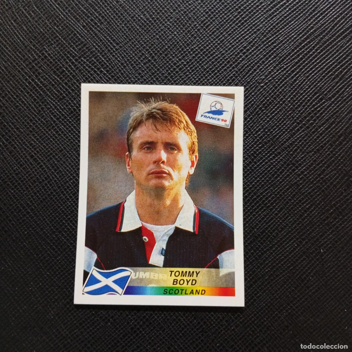 Cromos de f&uacute;tbol: 35 TOMMY BOYD ESCOCIA PANINI 1998 MUNDIAL CROMO FUTBOL FRANCIA 98 - SIN PEGAR - A26 PG39