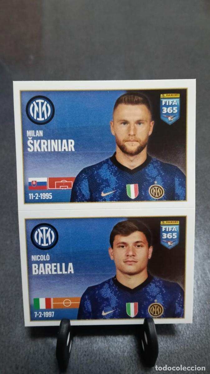 Cromos de f&uacute;tbol: Fifa 365 2021 2022 Skriniar Barella 248 Inter Milan Sin Pegar