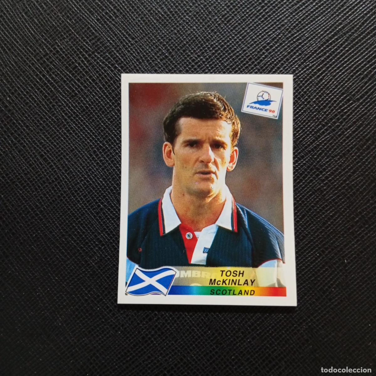 Cromos de f&uacute;tbol: 38 TOSH McKINLAY ESCOCIA PANINI 1998 MUNDIAL CROMO FUTBOL FRANCIA 98 - SIN PEGAR - A26 PG39