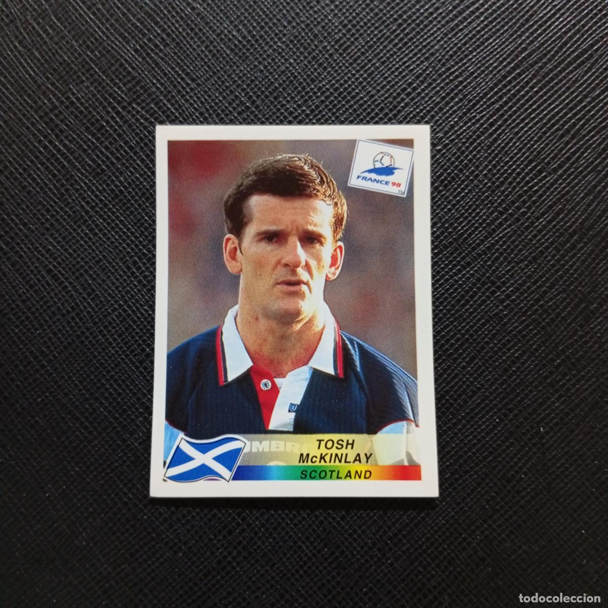 Cromos de f&uacute;tbol: 38 TOSH McKINLAY ESCOCIA PANINI 1998 MUNDIAL CROMO FUTBOL FRANCIA 98 - SIN PEGAR - A26 PG39 B