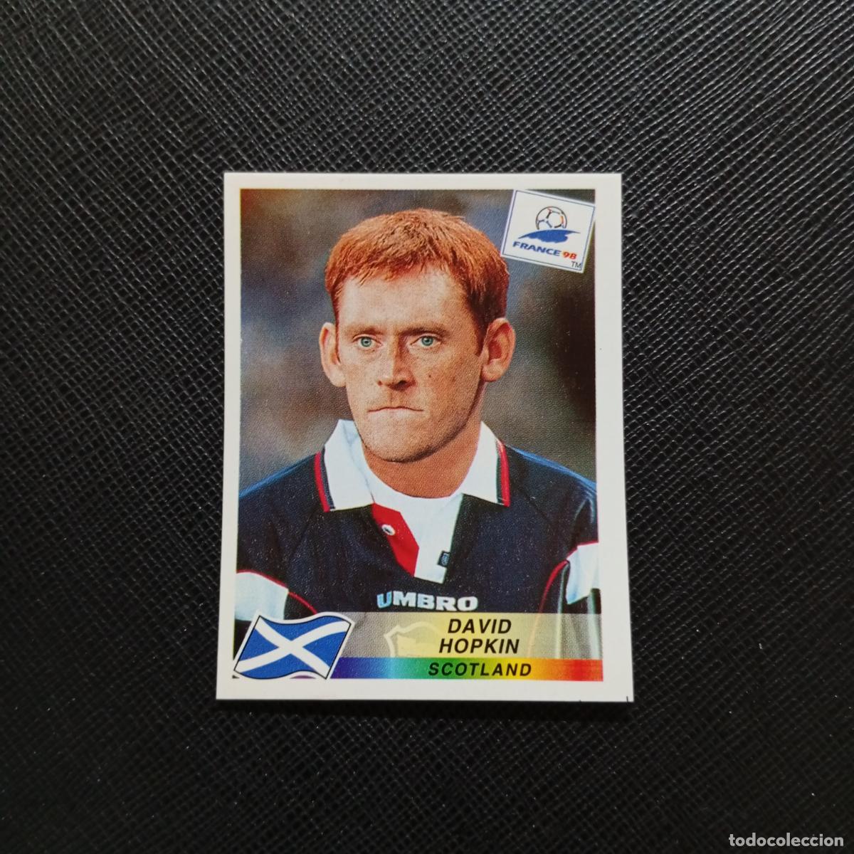 Cromos de f&uacute;tbol: 44 DAVID HOPKIN ESCOCIA PANINI 1998 MUNDIAL CROMO FUTBOL FRANCIA 98 - SIN PEGAR - A26 PG39