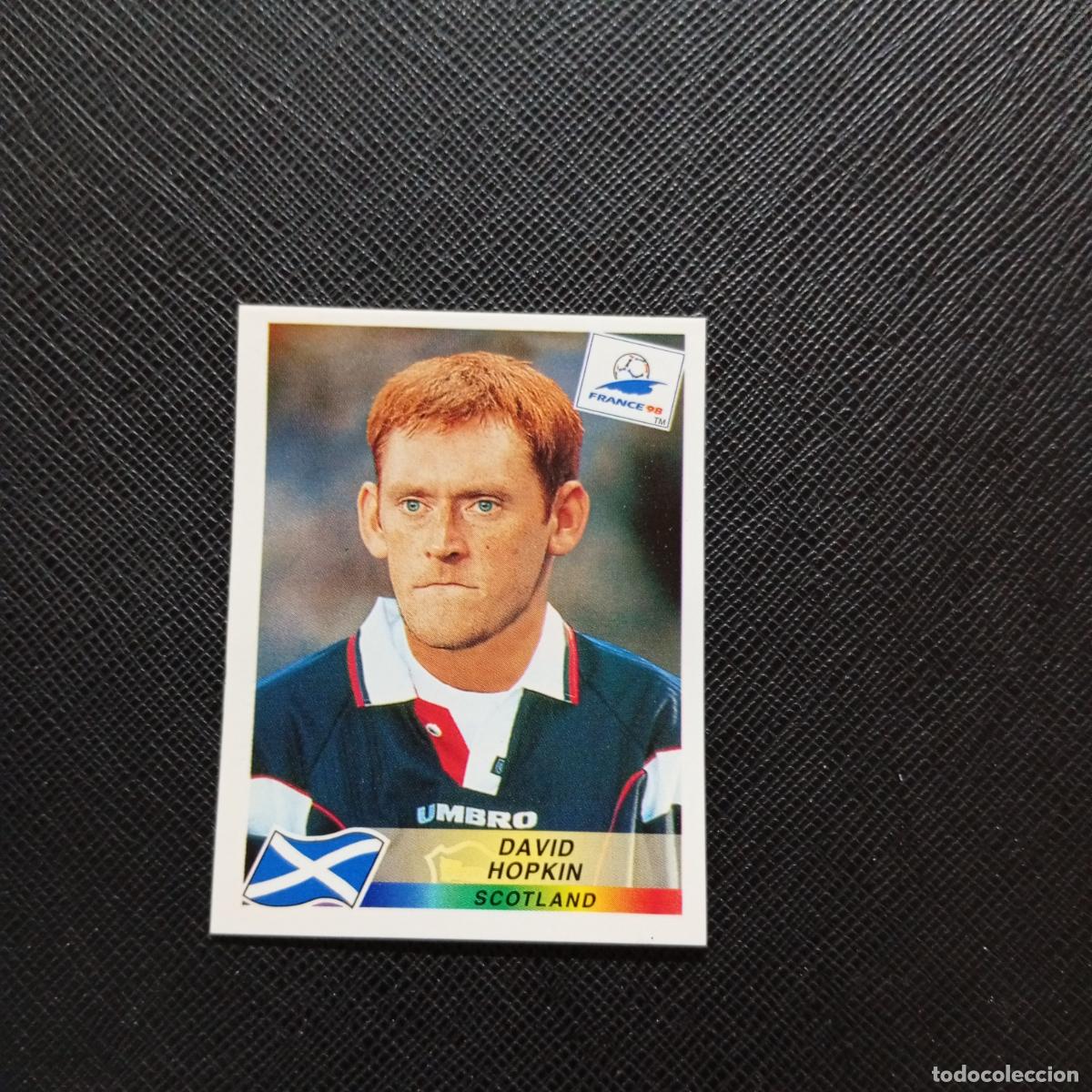 Cromos de f&uacute;tbol: 44 DAVID HOPKIN ESCOCIA PANINI 1998 MUNDIAL CROMO FUTBOL FRANCIA 98 - SIN PEGAR - A26 PG39 B