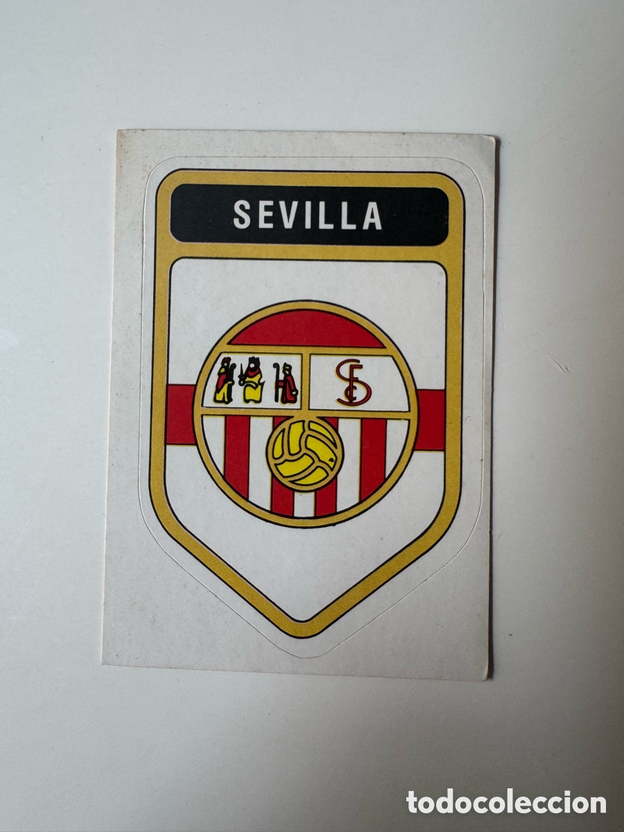 Cromos de f&uacute;tbol: Figurine Panini Futbol 81 - 82 1981 1982 Sevilla &ndash; N&ordm; 259 &ndash; Escudo