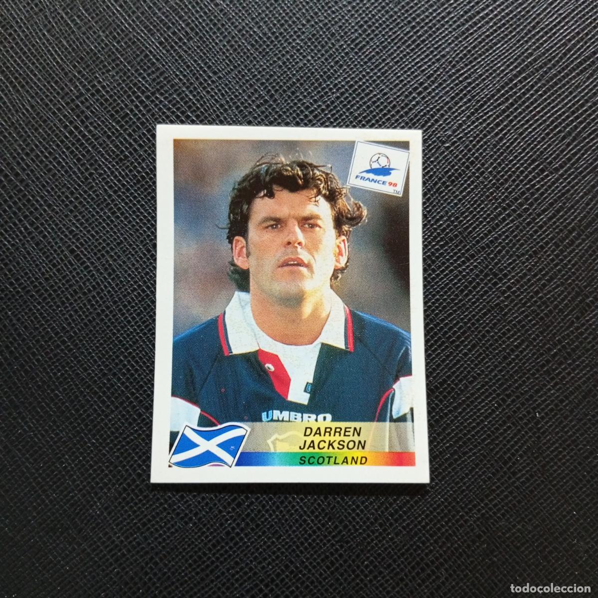 Cromos de f&uacute;tbol: 48 DARREN JACKSON ESCOCIA PANINI 1998 MUNDIAL CROMO FUTBOL FRANCIA 98 - SIN PEGAR - A26 PG39