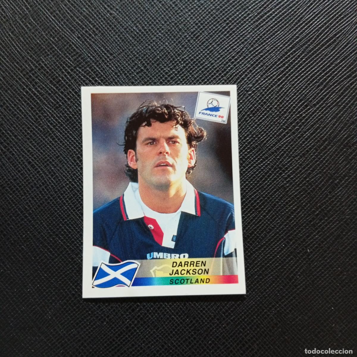 Cromos de f&uacute;tbol: 48 DARREN JACKSON ESCOCIA PANINI 1998 MUNDIAL CROMO FUTBOL FRANCIA 98 - SIN PEGAR - A26 PG43