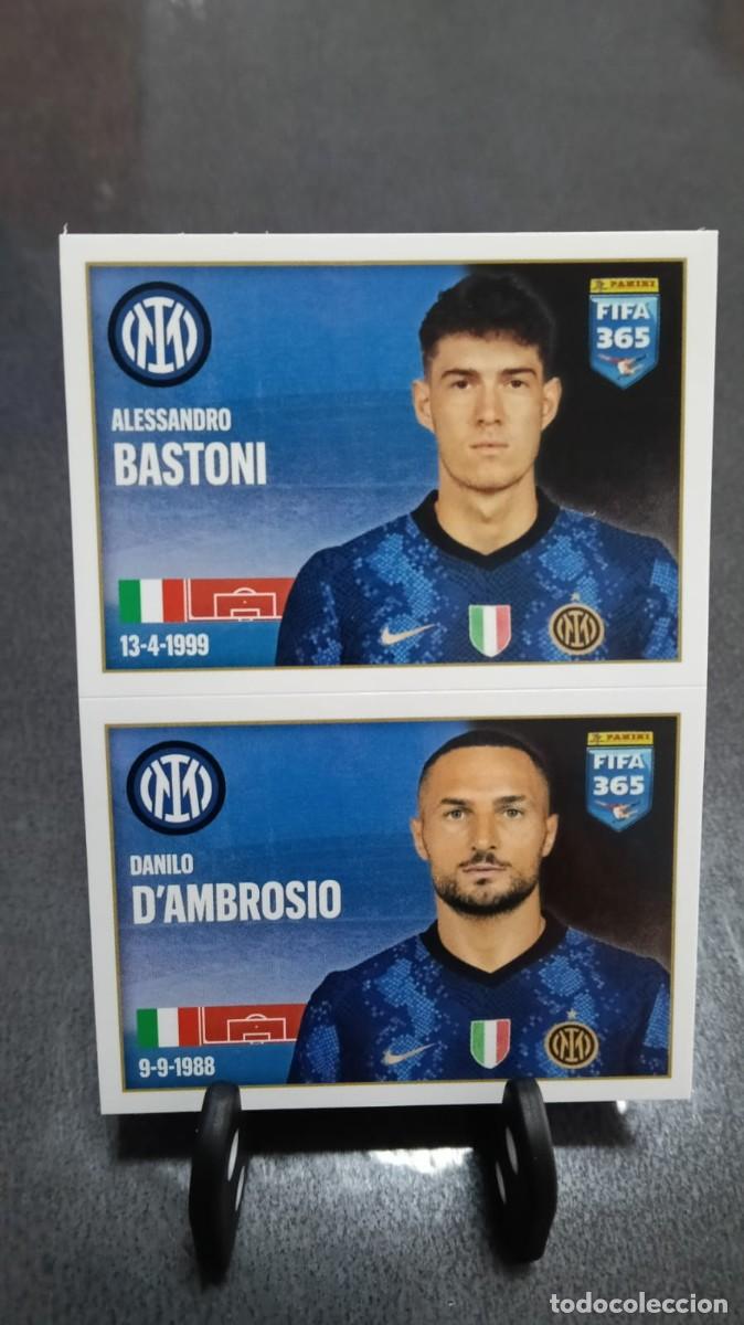 Cromos de f&uacute;tbol: Fifa 365 2021 2022 Bastoni D,Ambrosio 245 Inter Milan Sin Pegar