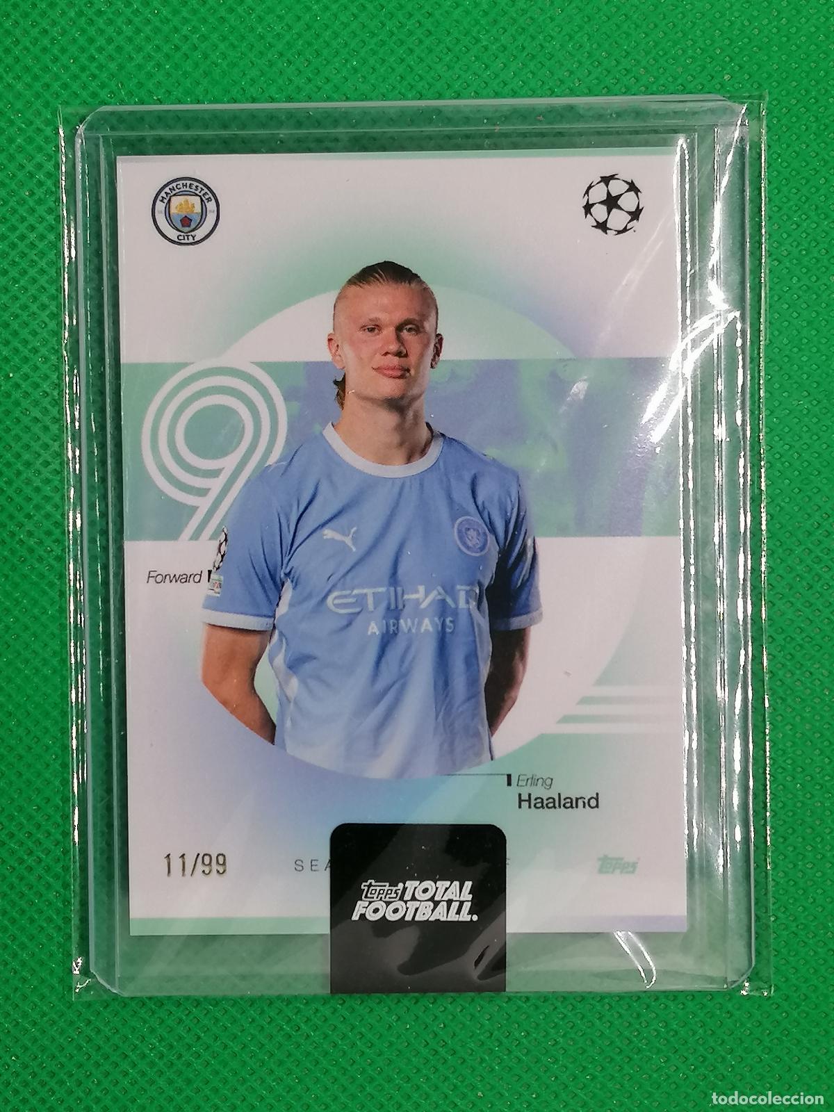 Fu&szlig;ball-Sticker: ERLING HAALAND MANCHESTER CITY SEASON KICK OFF /99 ⚽ TTF TOPPS TOTAL FOOTBALL 26 27 2026 2027 ⚽