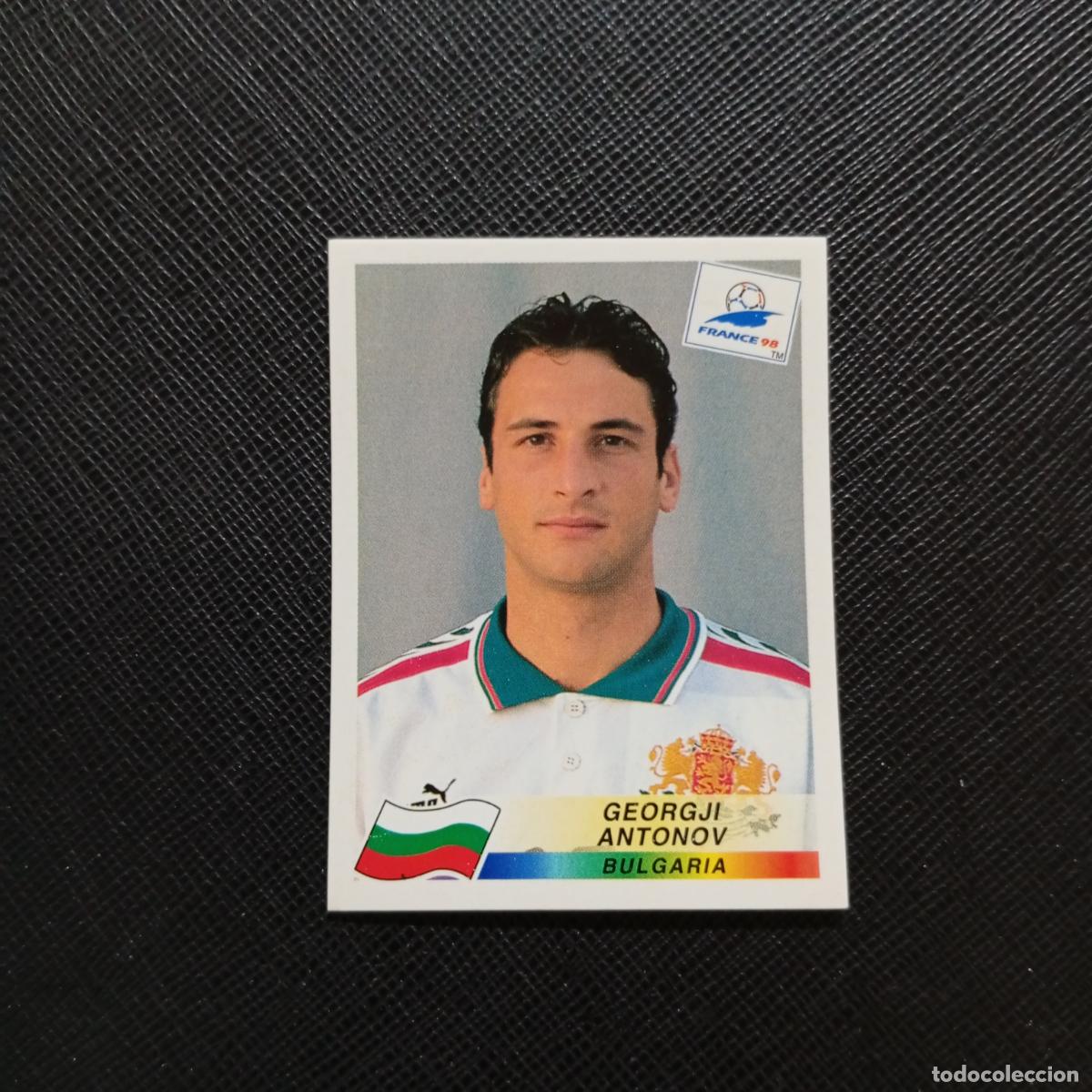Cromos de f&uacute;tbol: 286 GEORGJI ANTONOV BULGARIA PANINI 1998 MUNDIAL CROMO FUTBOL FRANCIA 98 - SIN PEGAR - A26 PG47