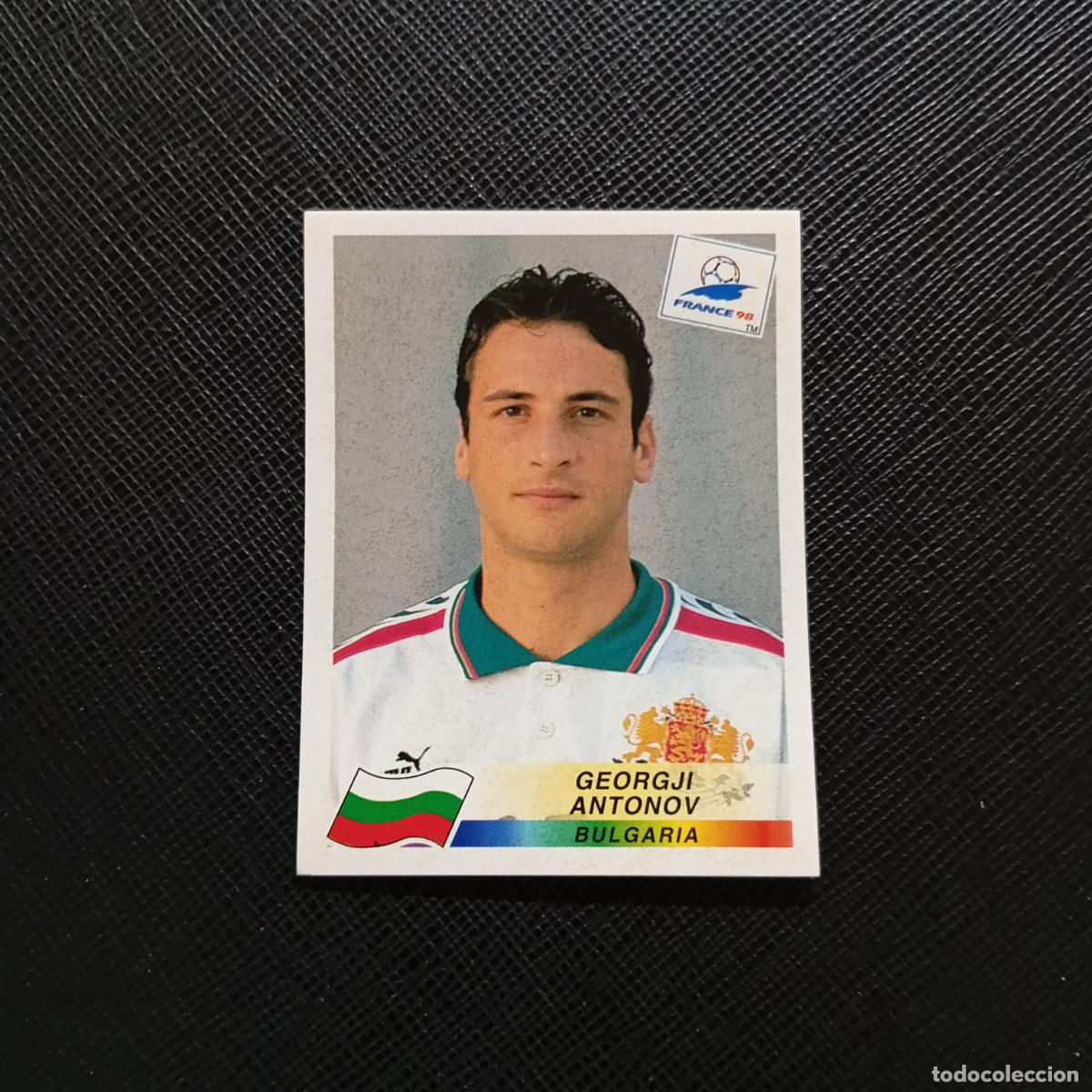Cromos de f&uacute;tbol: 286 GEORGJI ANTONOV BULGARIA PANINI 1998 MUNDIAL CROMO FUTBOL FRANCIA 98 - SIN PEGAR - A26 PG47 B