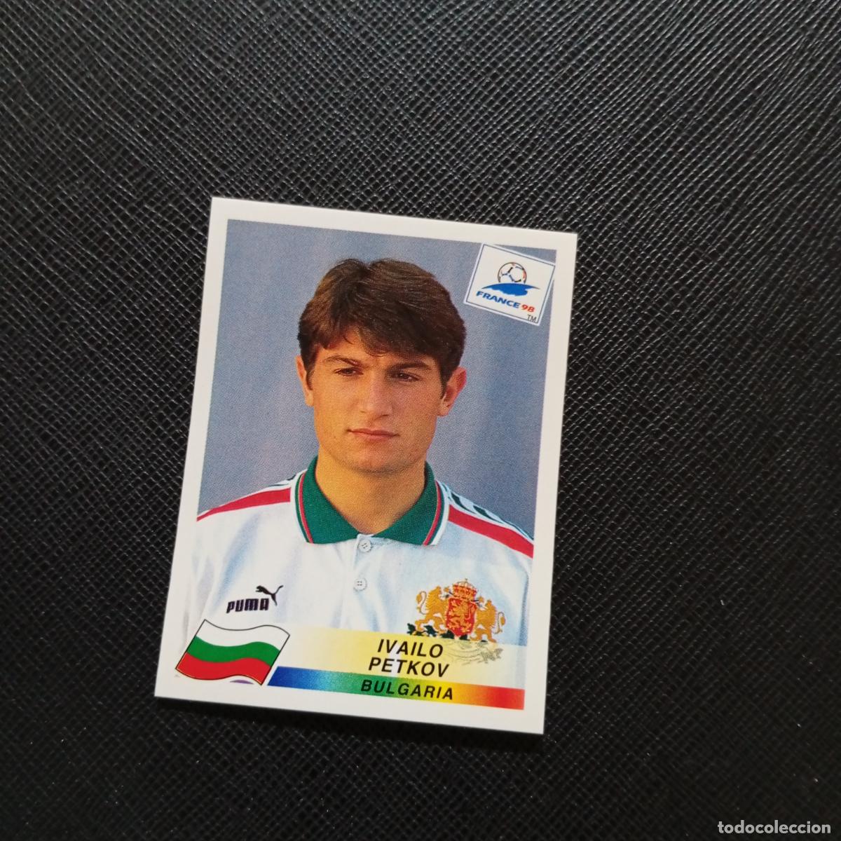 Cromos de f&uacute;tbol: 287 IVALO PETKOV BULGARIA PANINI 1998 MUNDIAL CROMO FUTBOL FRANCIA 98 - SIN PEGAR - A26 PG47