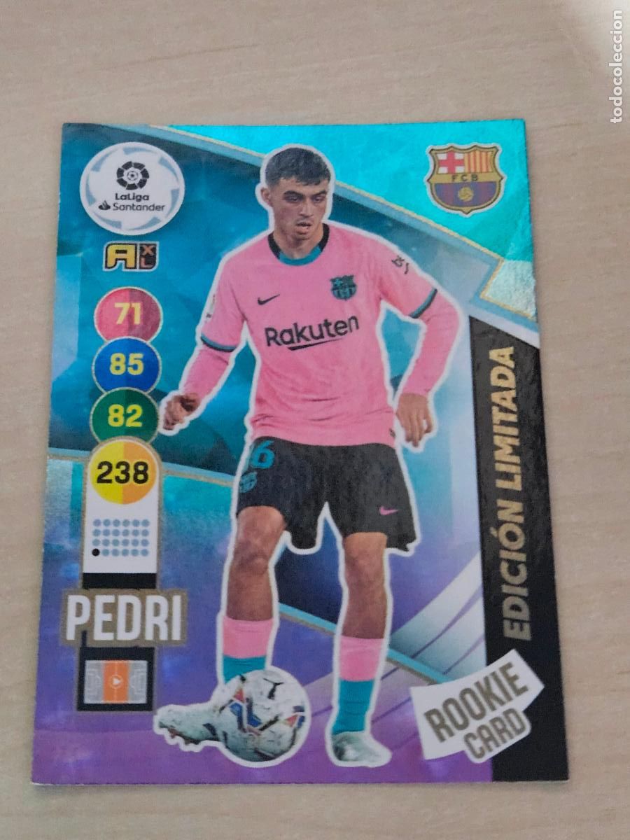 Cromos de f&uacute;tbol: FICHA PEDRI - ADRENALYN 20 21 - PANINI 2020 - 21 - CROMO - EDICION LIMITADA
