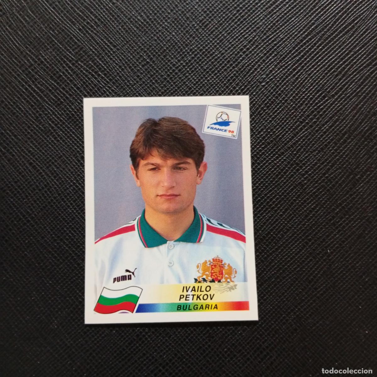 Cromos de f&uacute;tbol: 287 IVALO PETKOV BULGARIA PANINI 1998 MUNDIAL CROMO FUTBOL FRANCIA 98 - SIN PEGAR - A26 PG48