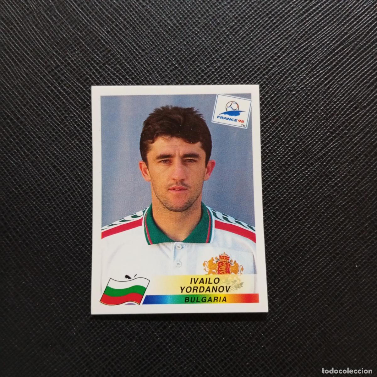 Cromos de f&uacute;tbol: 289 IVAILO YORDANOV BULGARIA PANINI 1998 MUNDIAL CROMO FUTBOL FRANCIA 98 - SIN PEGAR - A26 PG48