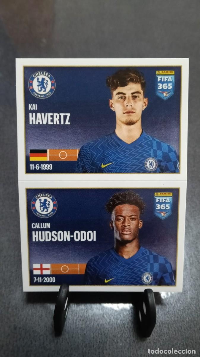 Cromos de f&uacute;tbol: Fifa 365 2021 2022 Havertz Hudson-Odoi 39 Chelsea Sin Pegar