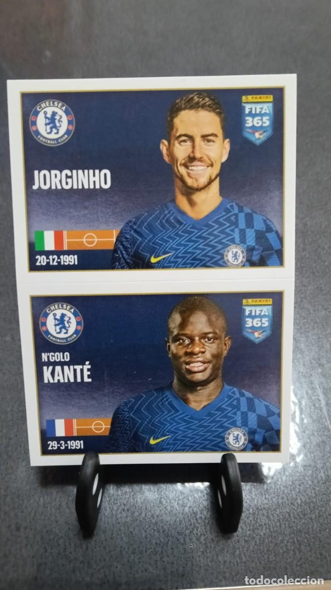 Cromos de f&uacute;tbol: Fifa 365 2021 2022 Jorginho Kante 40 Chelsea Sin Pegar