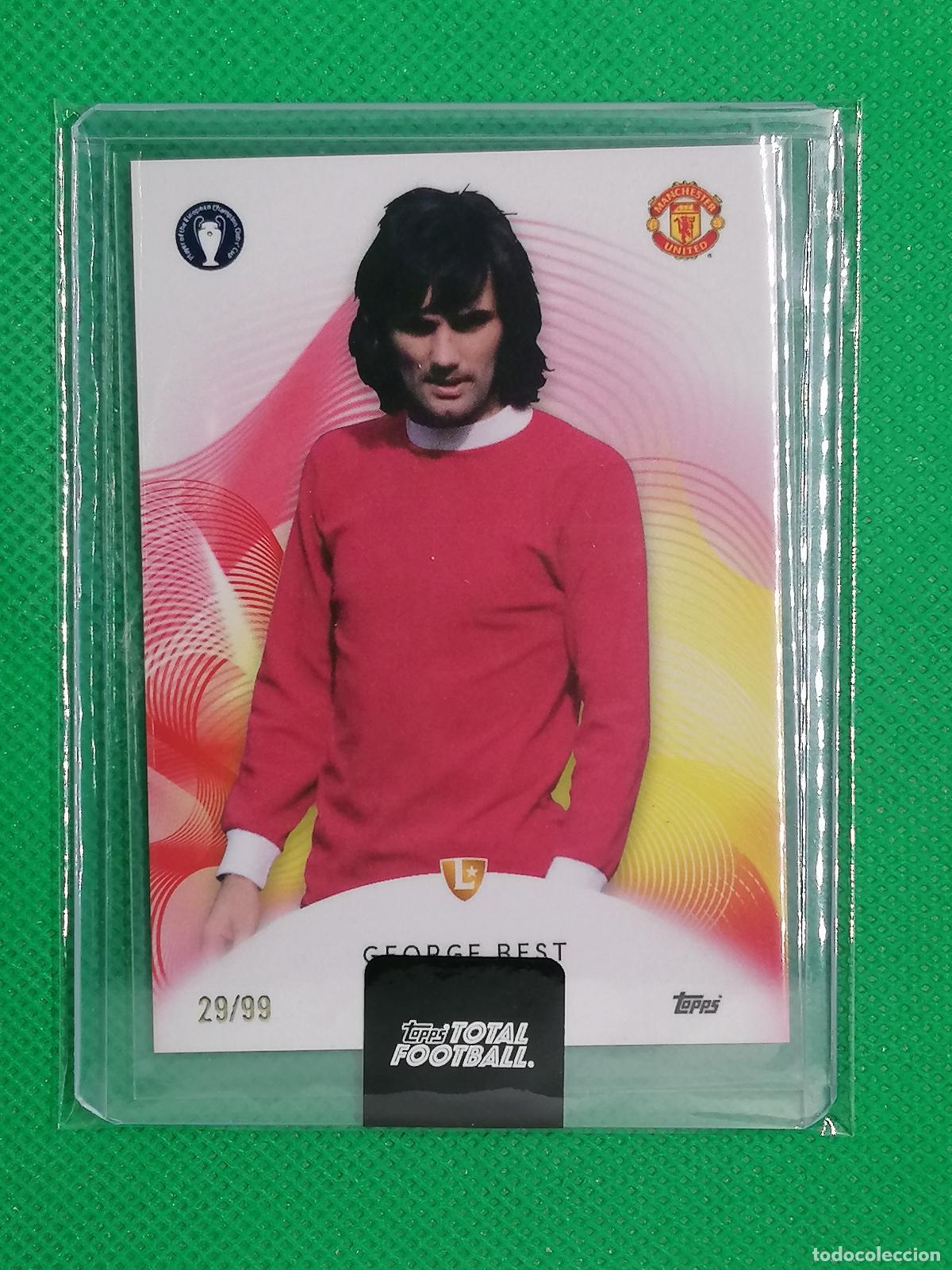 Fu&szlig;ball-Sticker: GEORGE BEST MANCHESTER UNITED LEGEND /99 ⚽ TTF TOPPS TOTAL FOOTBALL 26 27 2026 2027 ⚽