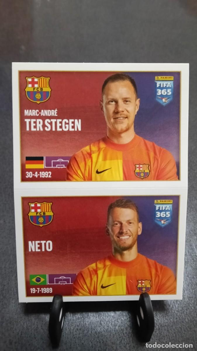 Cromos de f&uacute;tbol: Fifa 365 2021 2022 Ter Stegen Neto 109 Barcelona Sin Pegar