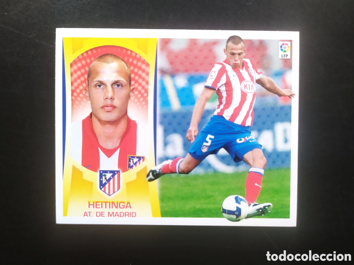 Cromos de f&uacute;tbol: Liga este 2009 2010 09 10 panini Heitinga n&deg; 8 Atl&eacute;tico Madrid