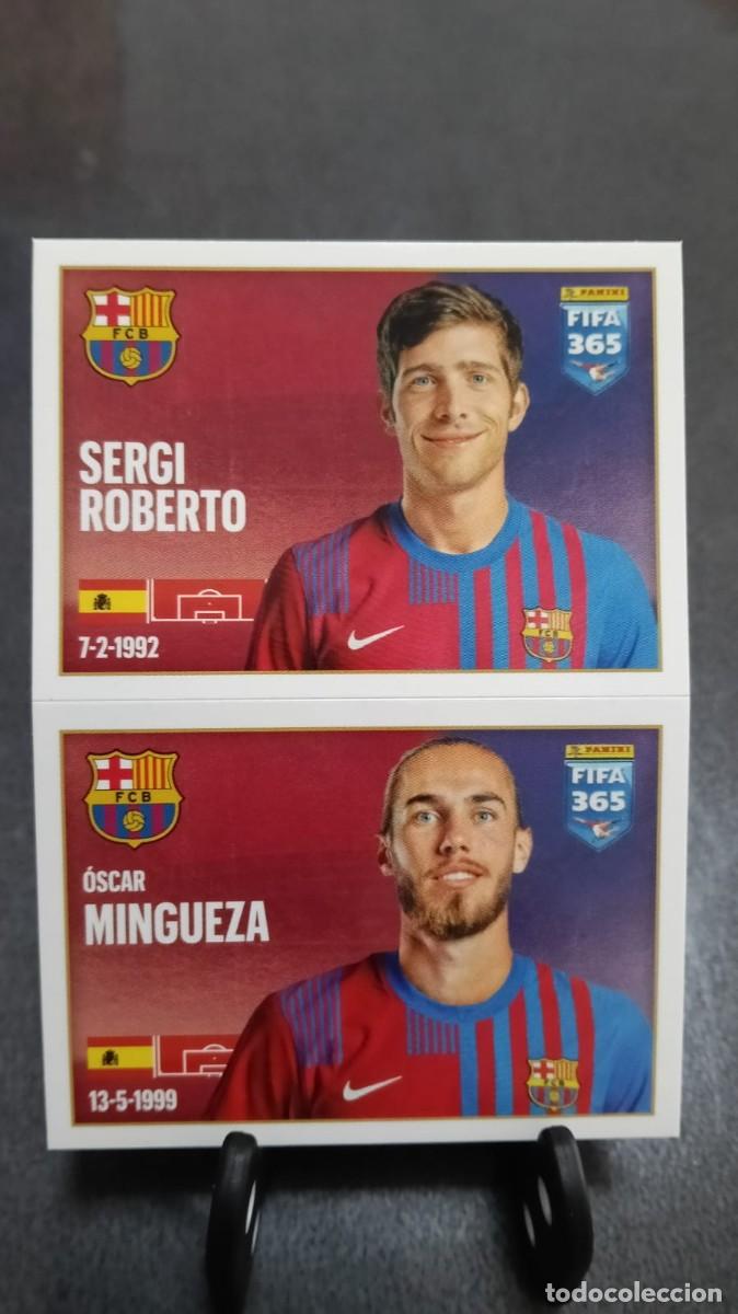 Cromos de f&uacute;tbol: Fifa 365 2021 2022 Sergi Roberto Mingueza 113 Barcelona Sin Pegar