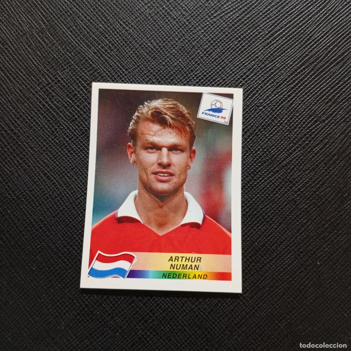 Cromos de f&uacute;tbol: 306 ARTHUR NUMAN HOLANDA PANINI 1998 MUNDIAL CROMO FUTBOL FRANCIA 98 - SIN PEGAR - A26 PG50