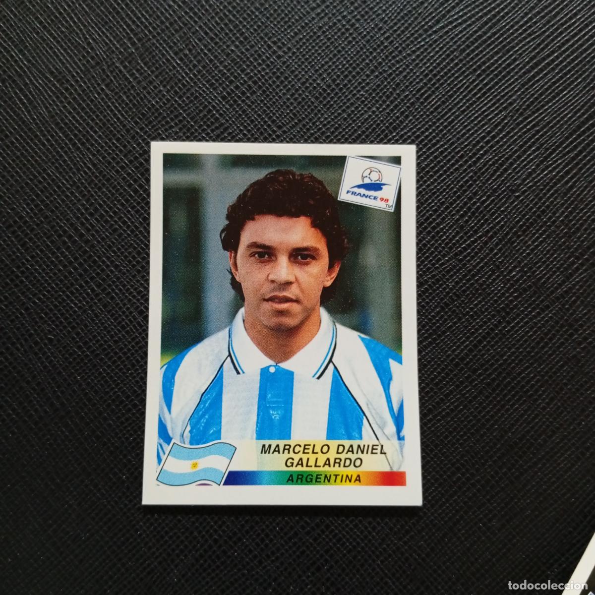 Cromos de f&uacute;tbol: 510 GALLARDO ARGENTINA PANINI 1998 MUNDIAL CROMO FUTBOL FRANCIA 98 - SIN PEGAR - A26 PG50