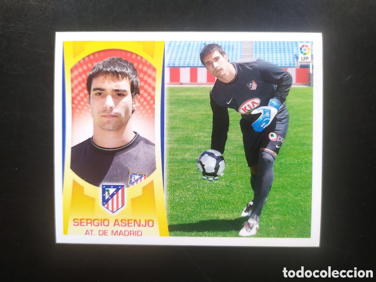 Cromos de f&uacute;tbol: Liga este 2009 2010 09 10 panini Sergio Asenjo n&deg; 1 Atl&eacute;tico Madrid
