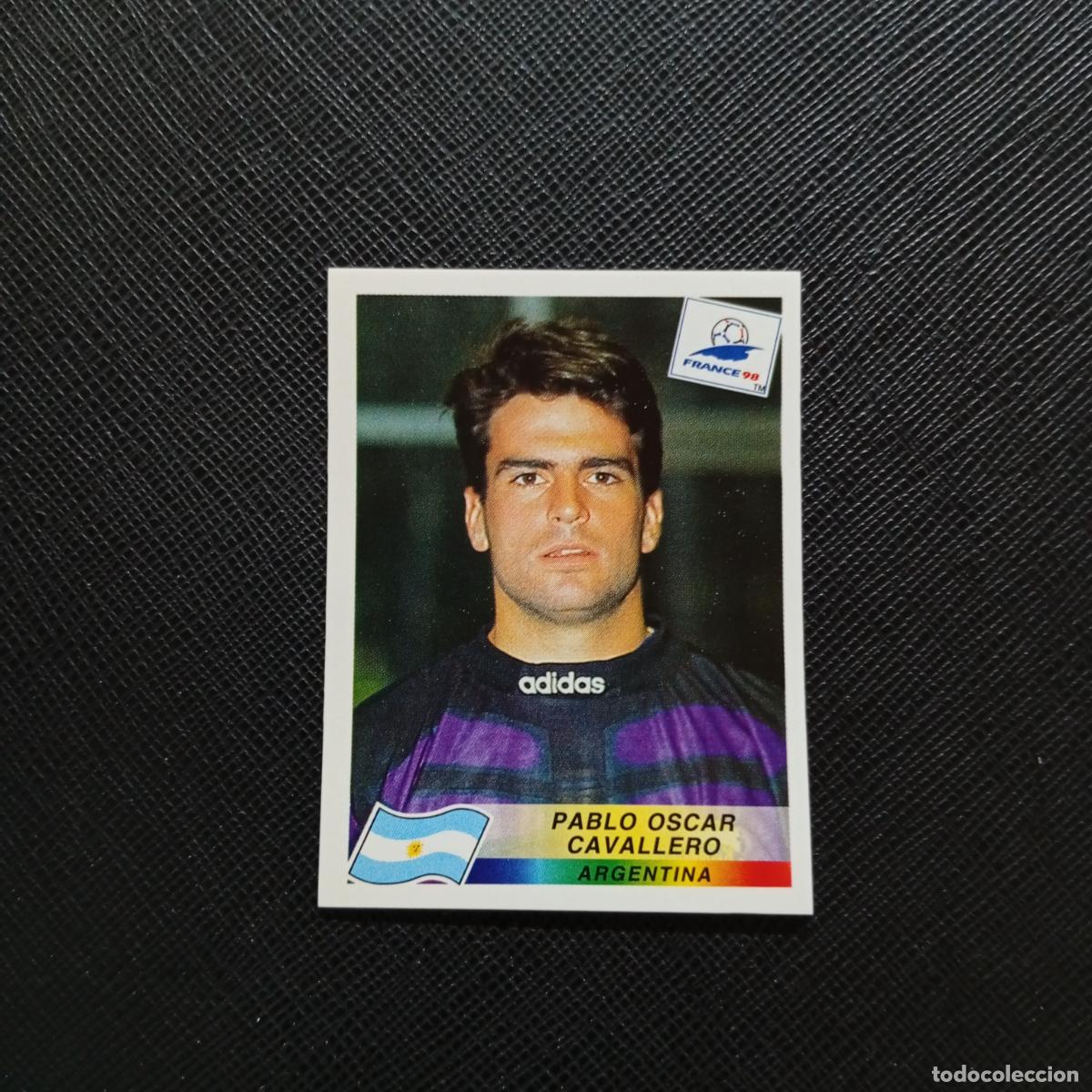 Cromos de f&uacute;tbol: 515 CAVALLERO ARGENTINA PANINI 1998 MUNDIAL CROMO FUTBOL FRANCIA 98 - SIN PEGAR - A26 PG51