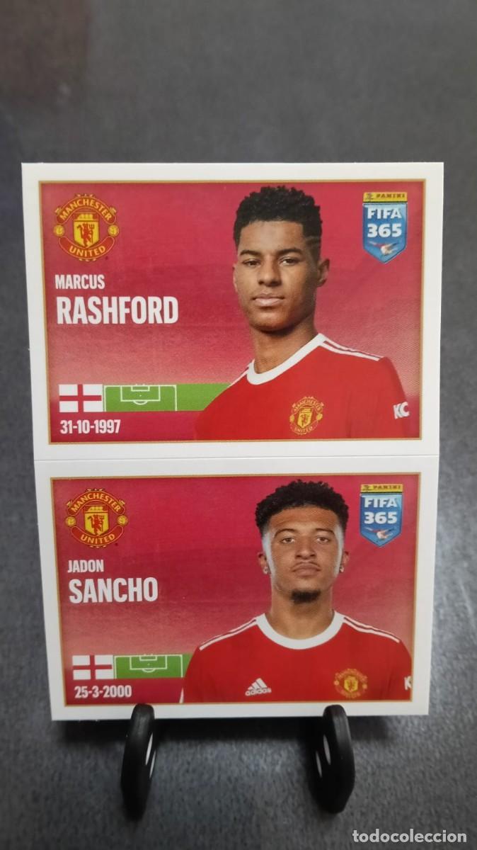 Cromos de f&uacute;tbol: Fifa 365 2021 2022 Rasfhord Jadon Sancho 88 Manchester United Sin Pegar
