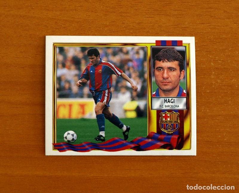 Cromos de f&uacute;tbol: F&uacute;tbol Club Barcelona - Hagi - Ediciones Este Liga 1995-1996, 95-96 - Nunca pegado