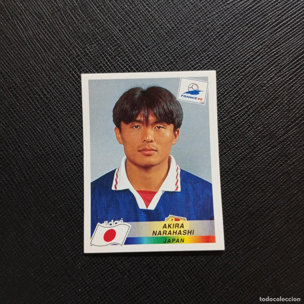 Cromos de f&uacute;tbol: 519 AKIRA NARAHASHI JAPON PANINI 1998 MUNDIAL CROMO FUTBOL FRANCIA 98 - SIN PEGAR - A26 PG51