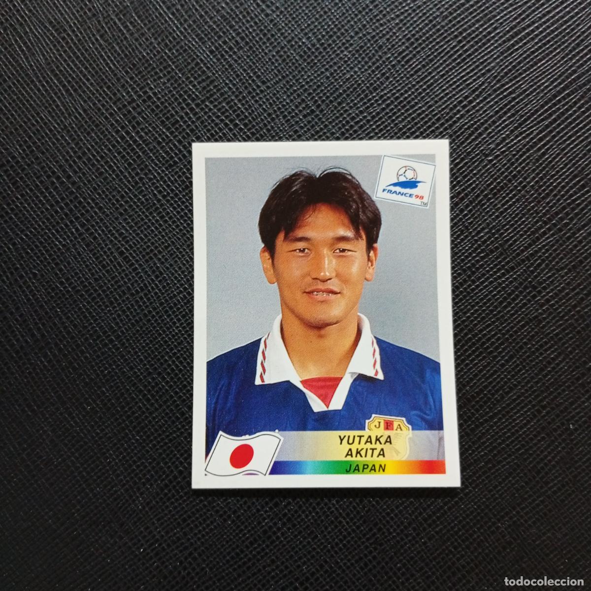 Cromos de f&uacute;tbol: 520 YUTAKA AKITA JAPON PANINI 1998 MUNDIAL CROMO FUTBOL FRANCIA 98 - SIN PEGAR - A26 PG51